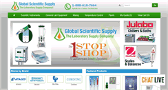 Desktop Screenshot of globalscientificsupply.com